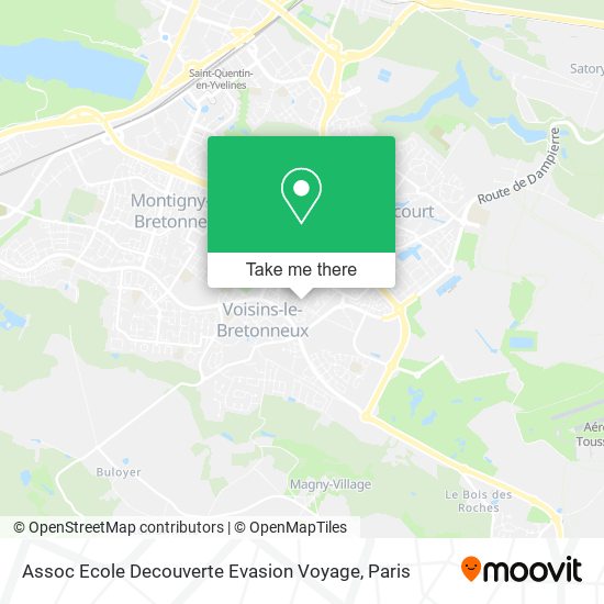 Mapa Assoc Ecole Decouverte Evasion Voyage