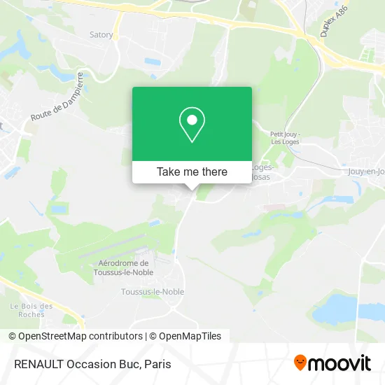 RENAULT Occasion Buc map