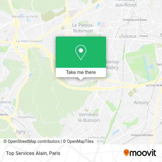 Top Services Alain map