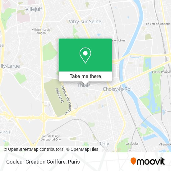 Couleur Création Coiffure map