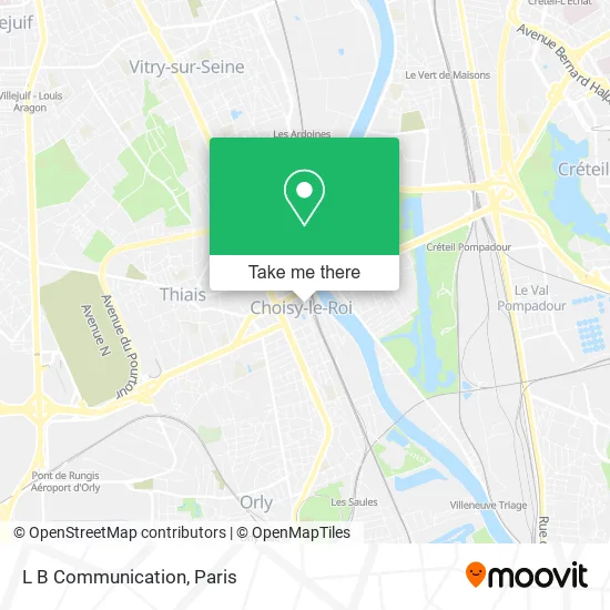 L B Communication map