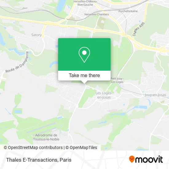 Thales E-Transactions map
