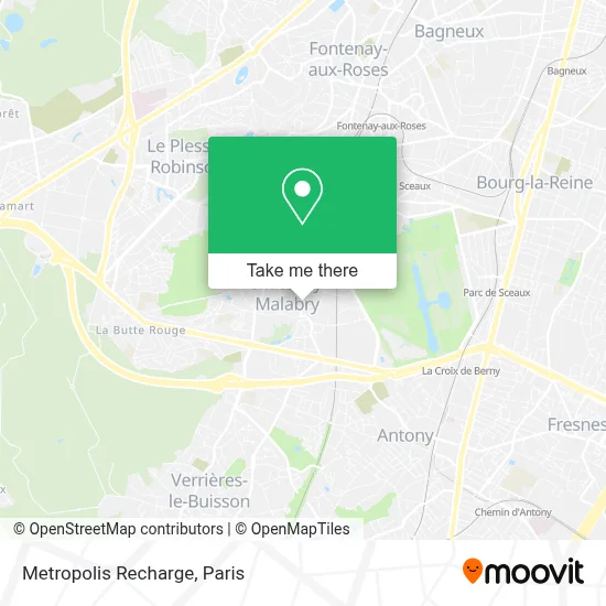 Metropolis Recharge map