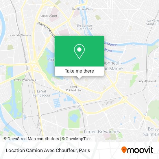 Location Camion Avec Chauffeur map