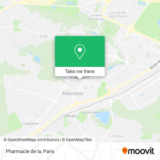 Mapa Pharmacie de la