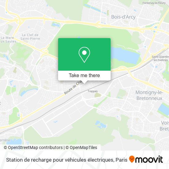 Mapa Station de recharge pour véhicules électriques