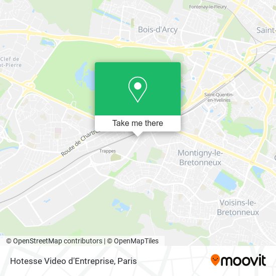 Hotesse Video d'Entreprise map