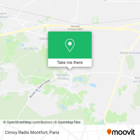 Cimoy Radio Montfort map