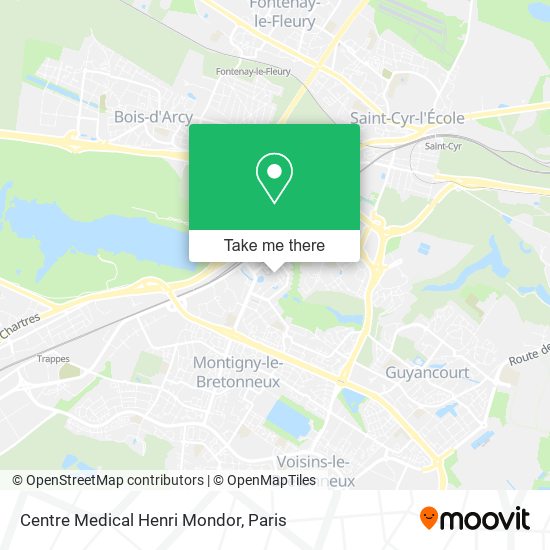 Centre Medical Henri Mondor map