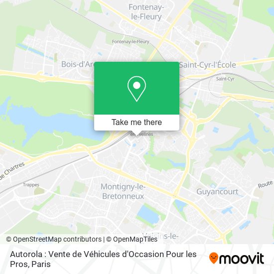 Autorola : Vente de Véhicules d'Occasion Pour les Pros map