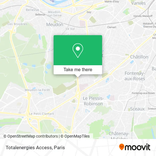 Totalenergies Access map