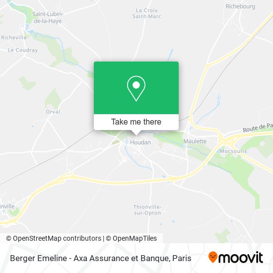 Berger Emeline - Axa Assurance et Banque map