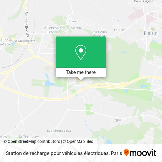 Mapa Station de recharge pour véhicules électriques