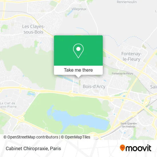 Cabinet Chiropraxie map