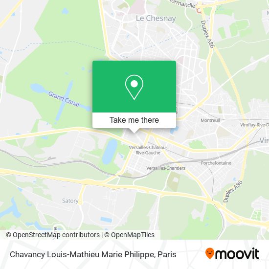 Mapa Chavancy Louis-Mathieu Marie Philippe