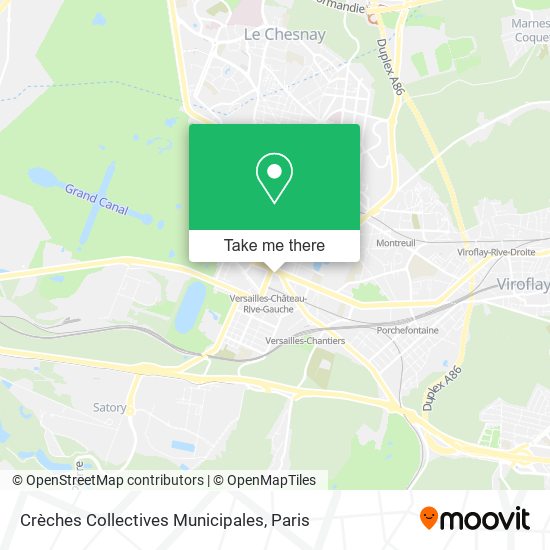 Crèches Collectives Municipales map