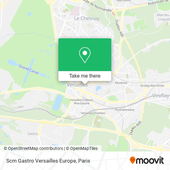 Scm Gastro Versailles Europe map