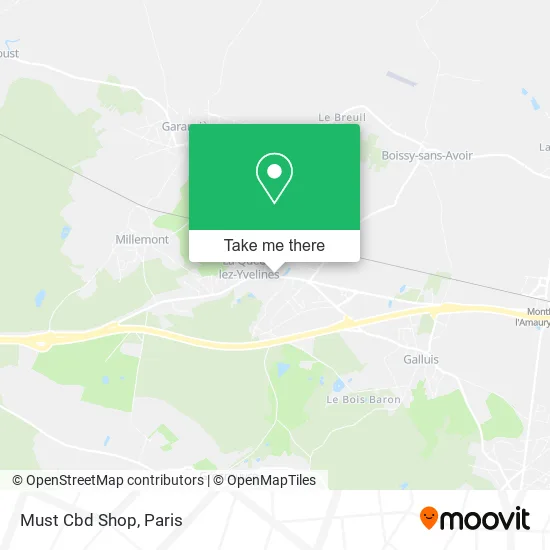 Must Cbd Shop map