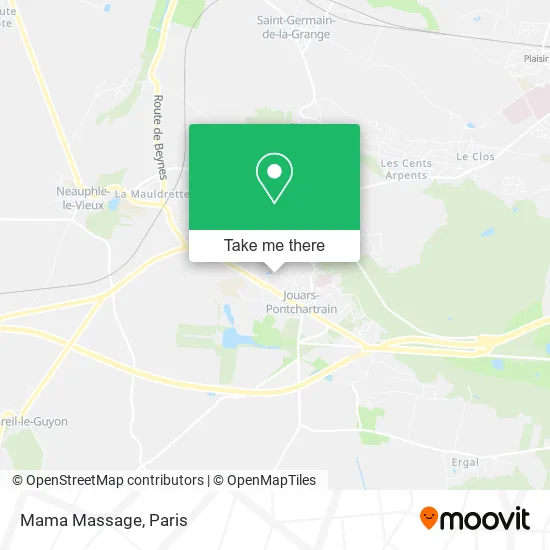 Mama Massage map