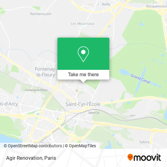 Agir Renovation map