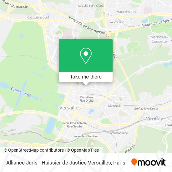 Alliance Juris - Huissier de Justice Versailles map