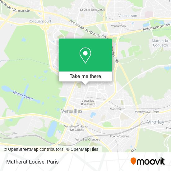 Mapa Matherat Louise
