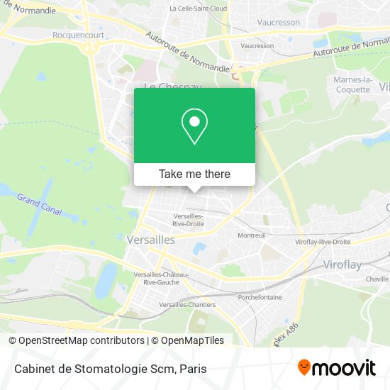 Cabinet de Stomatologie Scm map