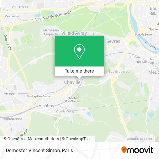 Demester Vincent Simon map