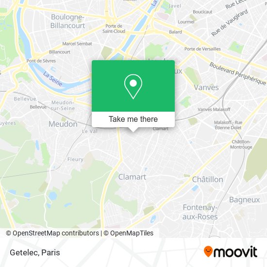Getelec map