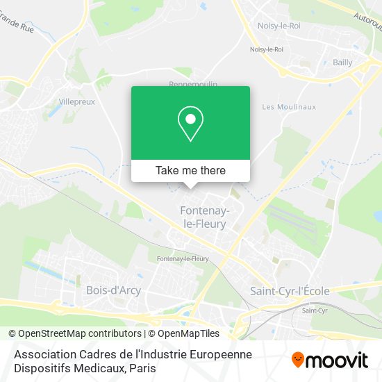 Association Cadres de l'Industrie Europeenne Dispositifs Medicaux map