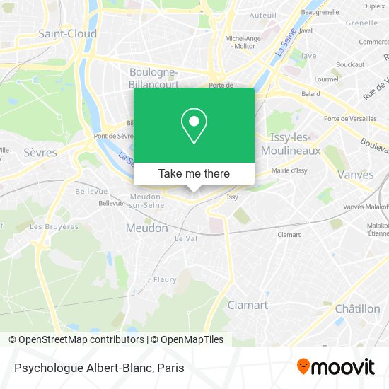 Psychologue Albert-Blanc map