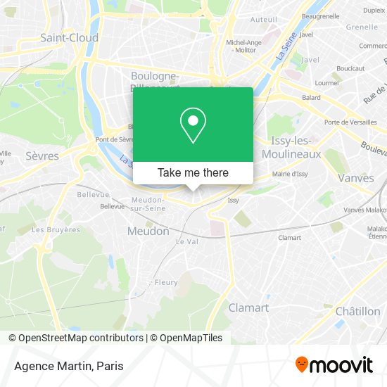 Agence Martin map