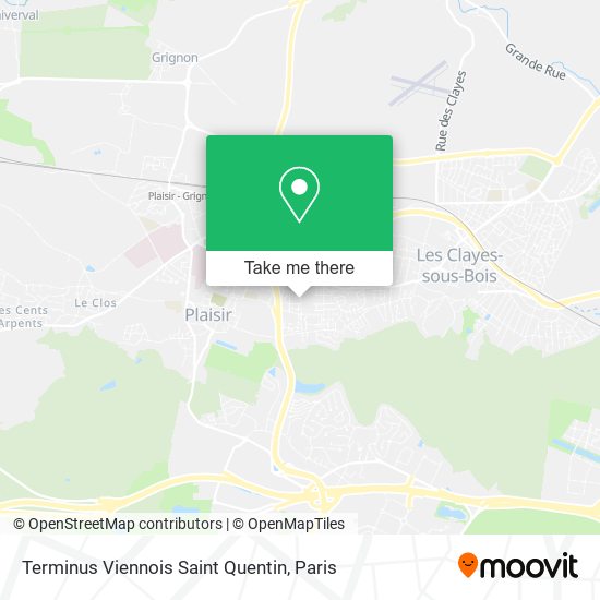 Terminus Viennois Saint Quentin map