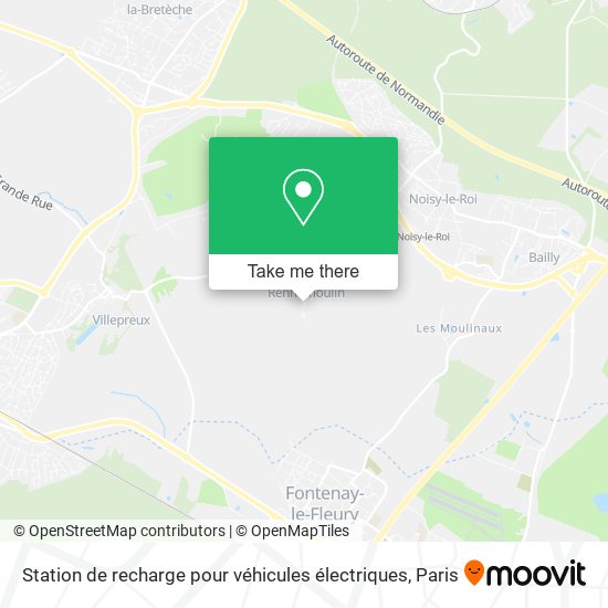 Station de recharge pour véhicules électriques map