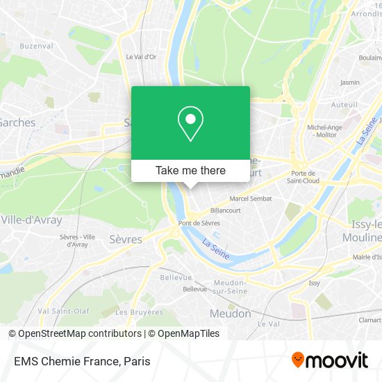EMS Chemie France map