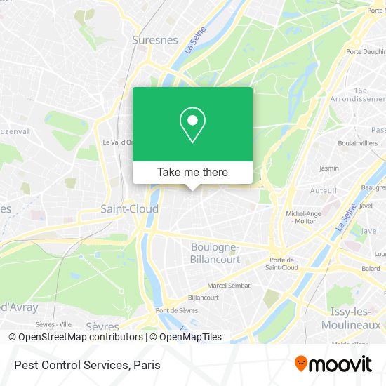 Pest Control Services map