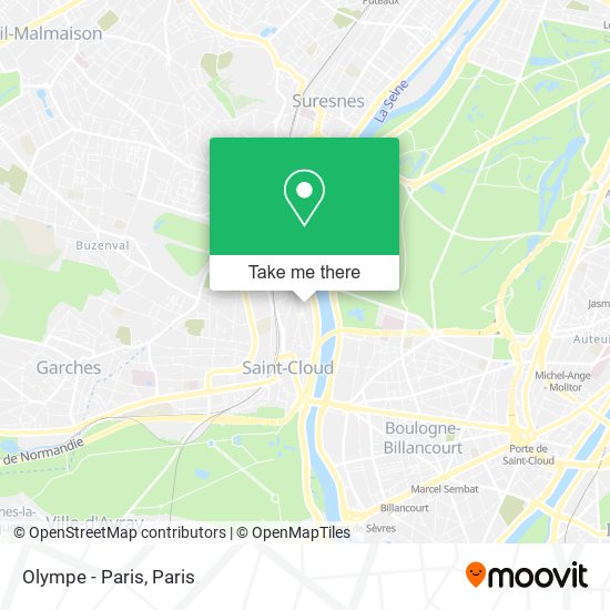 Olympe - Paris map