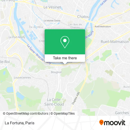 La Fortuna map