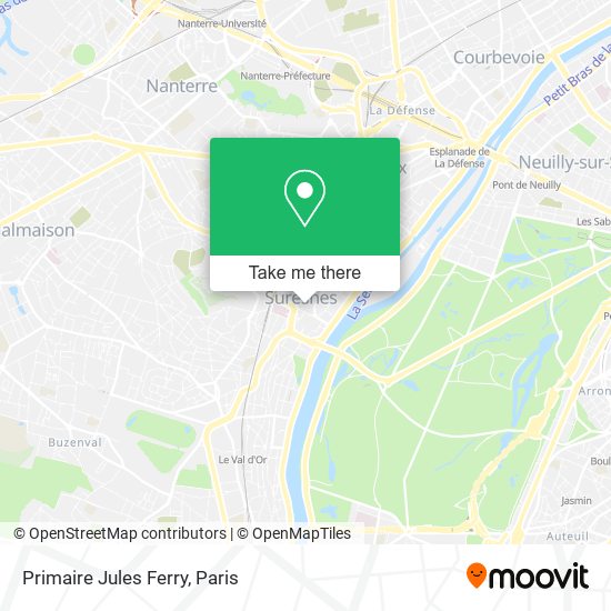 Mapa Primaire Jules Ferry