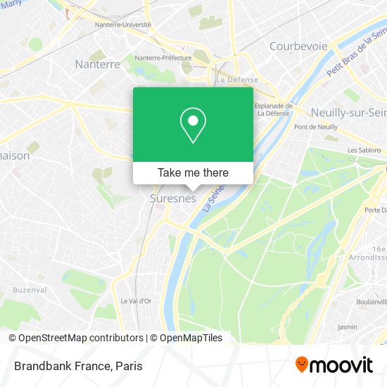 Mapa Brandbank France
