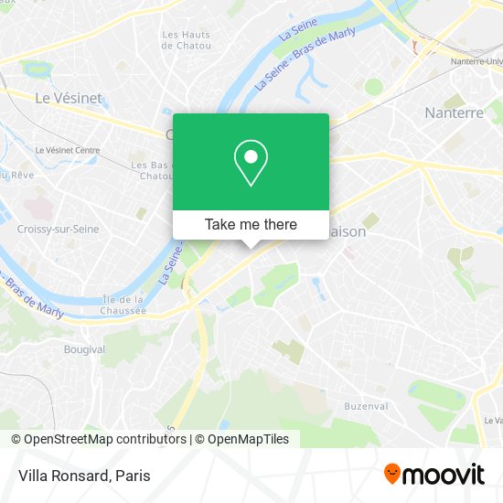 Mapa Villa Ronsard