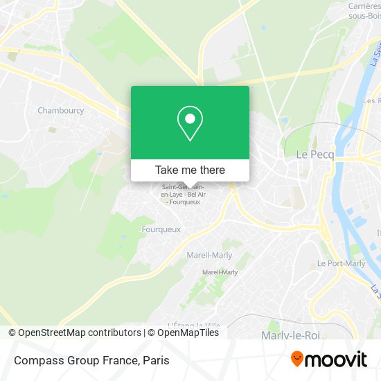 Mapa Compass Group France