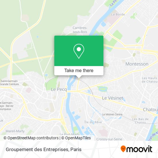 Groupement des Entreprises map