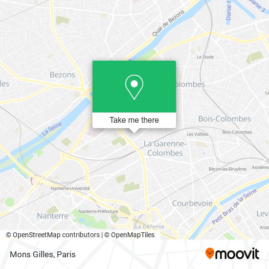 Mapa Mons Gilles