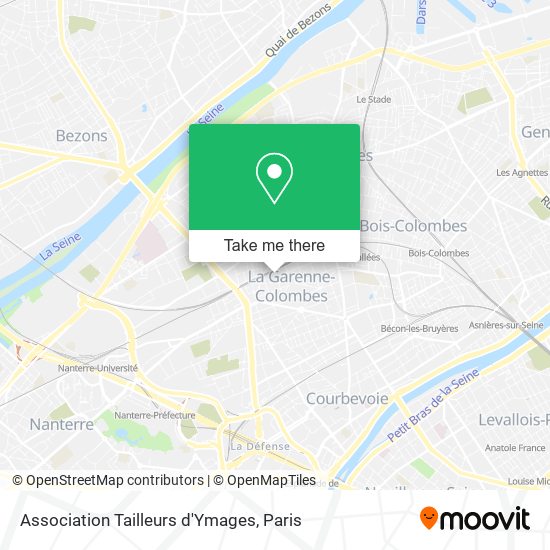 Association Tailleurs d'Ymages map