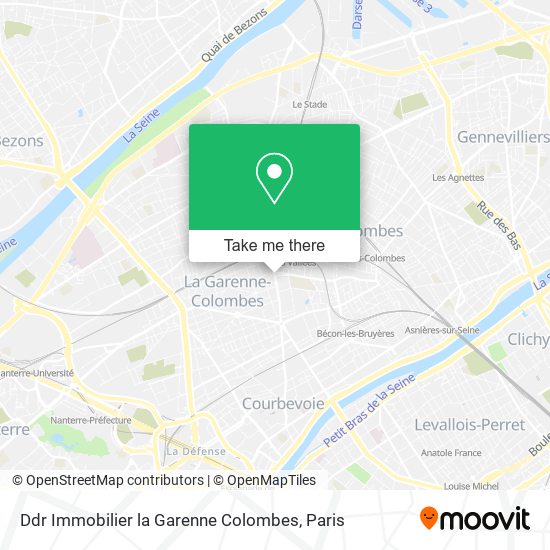 Mapa Ddr Immobilier la Garenne Colombes