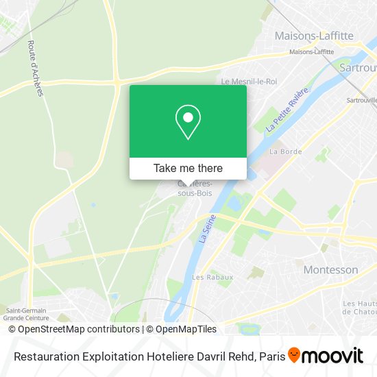 Restauration Exploitation Hoteliere Davril Rehd map