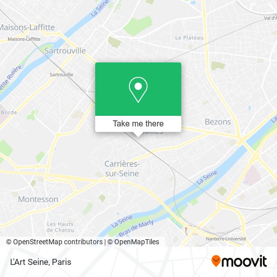 Mapa L'Art Seine