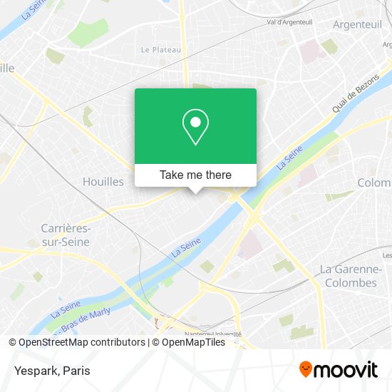 Yespark map