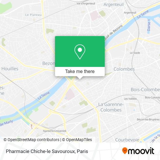 Mapa Pharmacie Chiche-le Savouroux